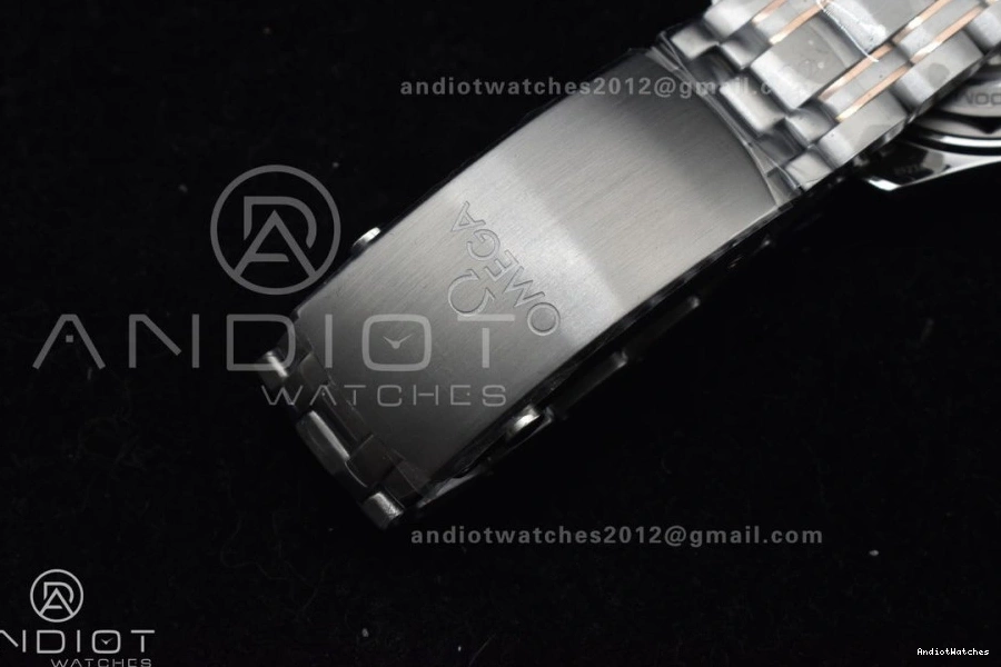 Black Ceramic A SS 300M Edition RG on Seamaster SS Best 1:1 Diver VSF Dial Black TopPick 1084 Bracelet 0117